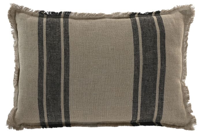 Almofada linho 60*40 riscas largas s/enchimt