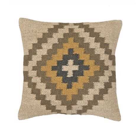Almofada lã/juta 45*45  KILIM s/enchimt