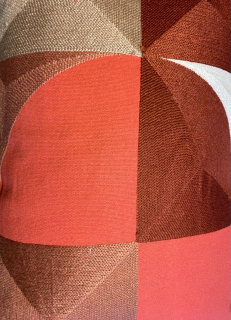 Almofada bordada Patchwork vermelha 30*50cm