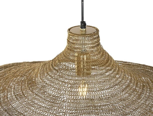 Cand teto 87*87*48 malha ferro dourado