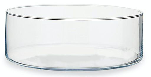 Taça vidro D24,5*8H