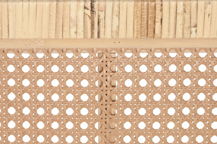 Cabeceira cama rattan 190*2,5*80H