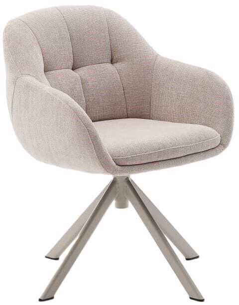 Cadeira giratória 60*61,5*80H lexa bege