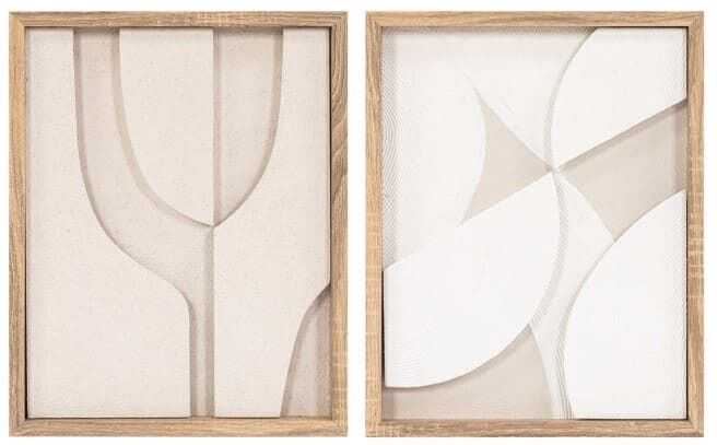 Quadro LED/MDF 40*3,8*50H moderno 3D