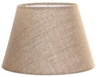 Abat-jour red D35*H24 rafia/metal