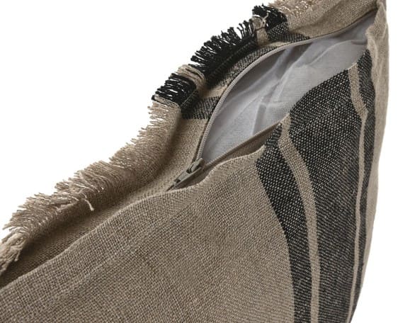 Almofada linho 60*40 riscas largas s/enchimt