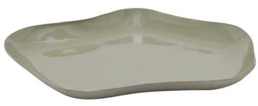 Taça metal 22*18*2cm cinzenta