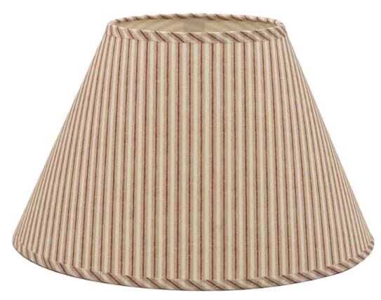 Abj red 50*19*29,5H linho riscas vermelho