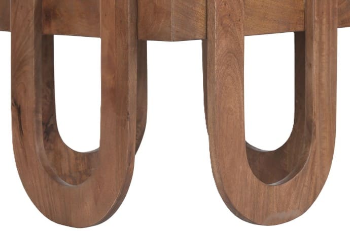 Mesa apoio 43,5*43,5*32H manga empilhável