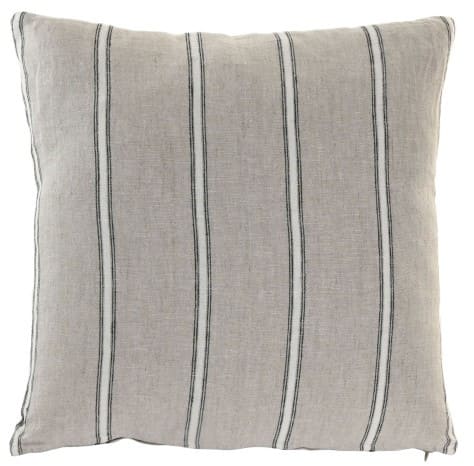 Almofada linho 50*50 riscas s/enchimt