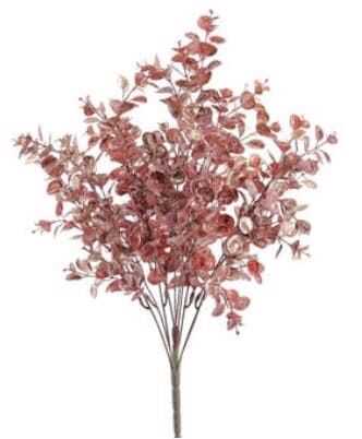 Ramo eucalipto 60cm bordeaux