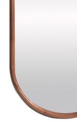 Espelho ovalado 55*2,5*110H árvore borracha