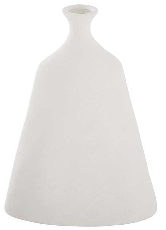 Jarra solitário terracota 18,5*8*H26 branca