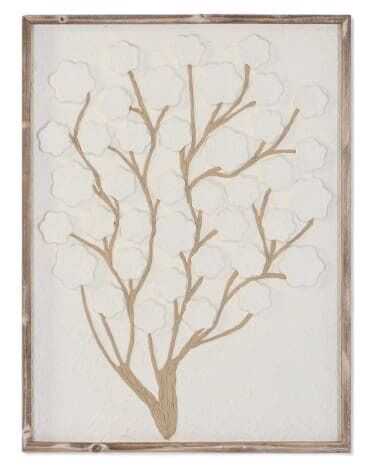 Quadro p maché 60*3*80H árvore 3D