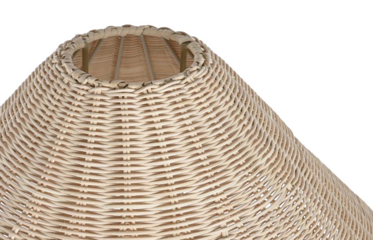 Cand pé 56*56*150H rattan natural