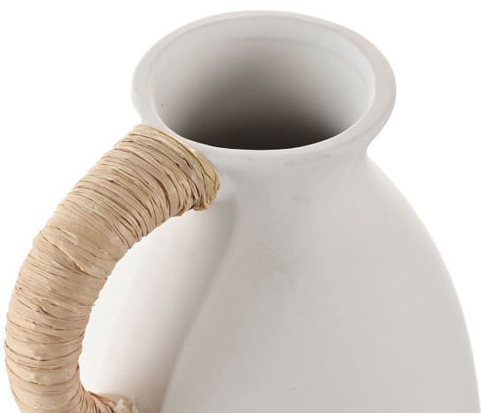 Jarro cerâmica 15*13,5*36H branco