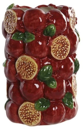 Jarra cerâmica 21*20*30 romãs