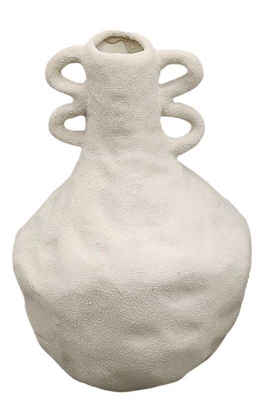 Jarra grés 12,5*12*H17cm 4 asas peq