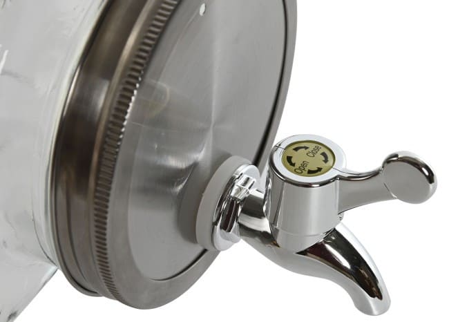 Dispensador bebidas 13*13,5*31,5 vidro/metal