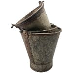 Balde alto metal c/asa 23*23*19cm