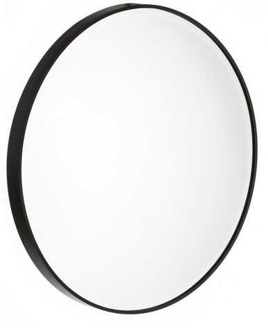 Espelho D100*4cm preto