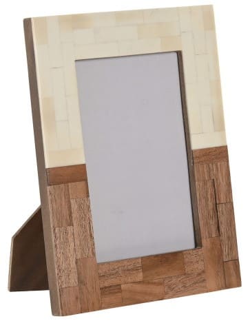 Moldura 10*15 manga/resina branca