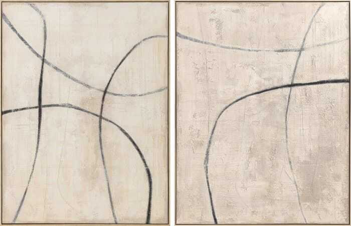 Quadro tela PS 90*4,5*120H abstrato riscos