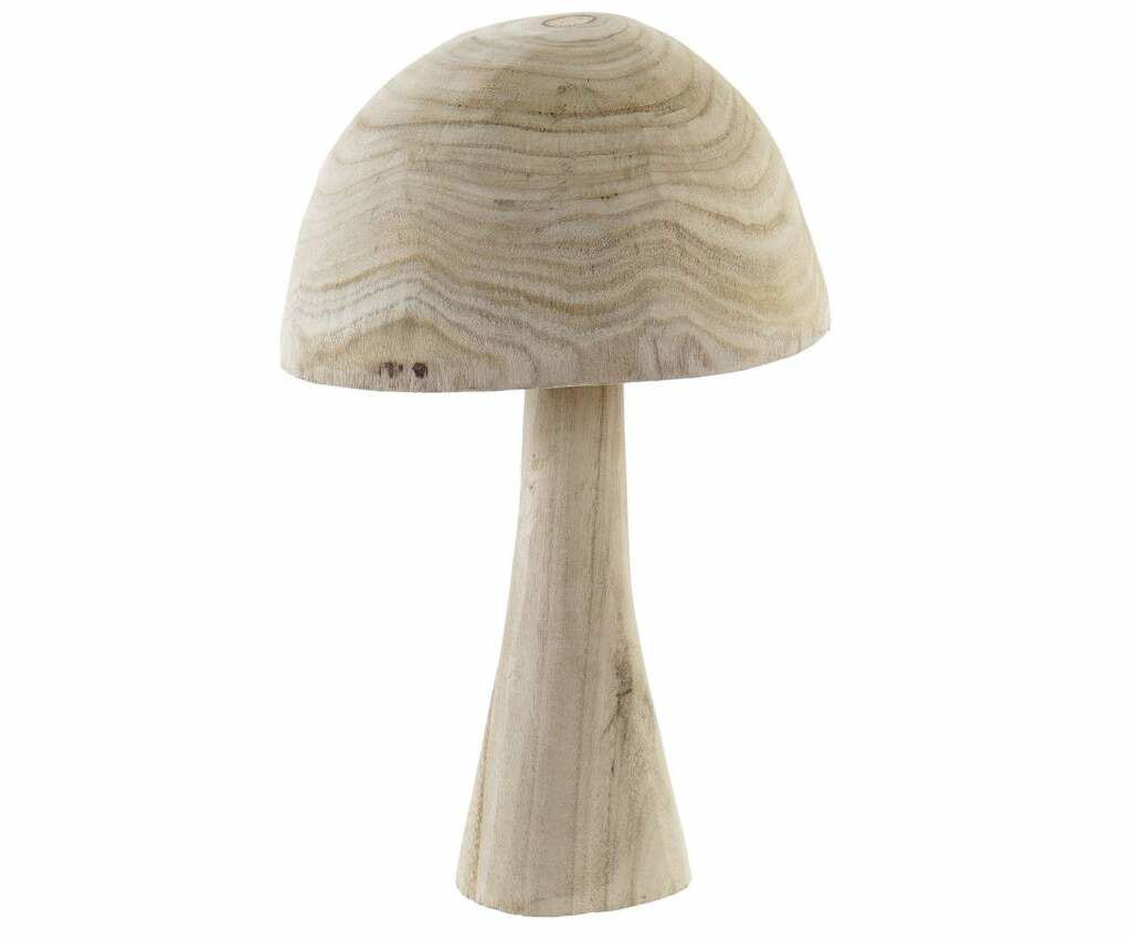 Figura madeira 22*20*25 cogumelo
