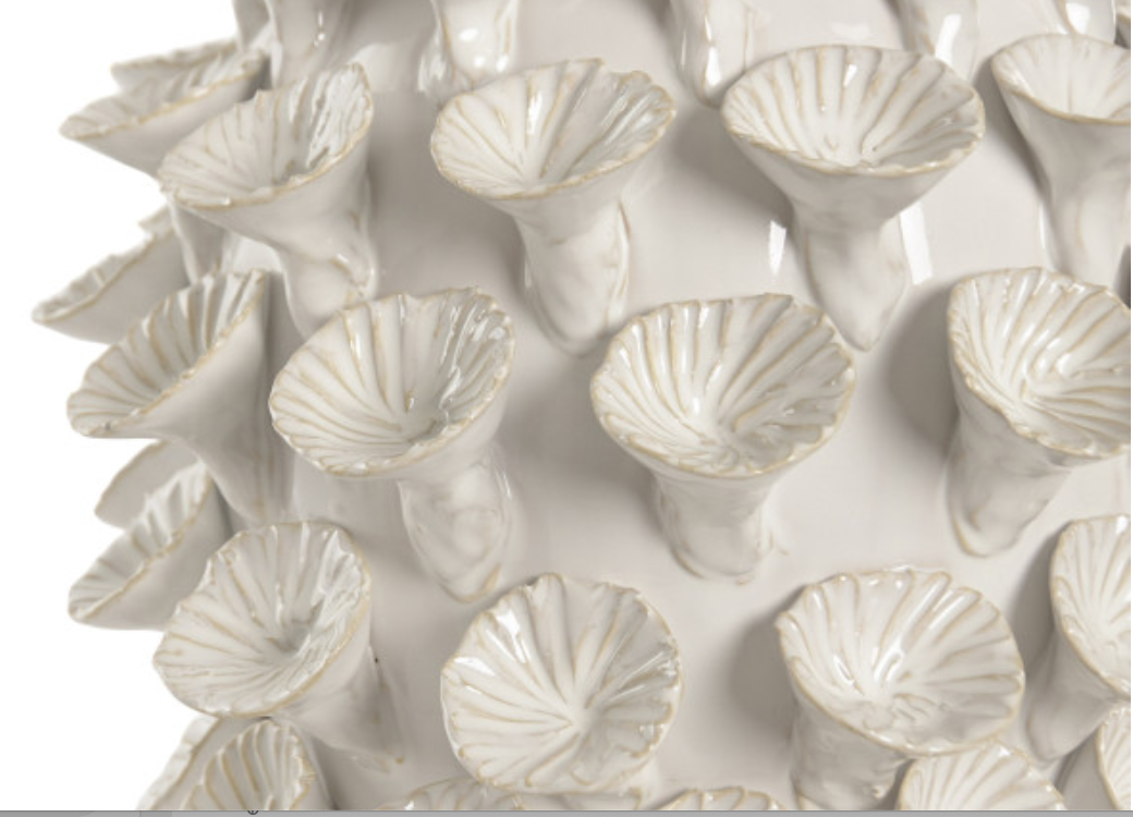 Cand mesa 40*40*62H cerâmica branca