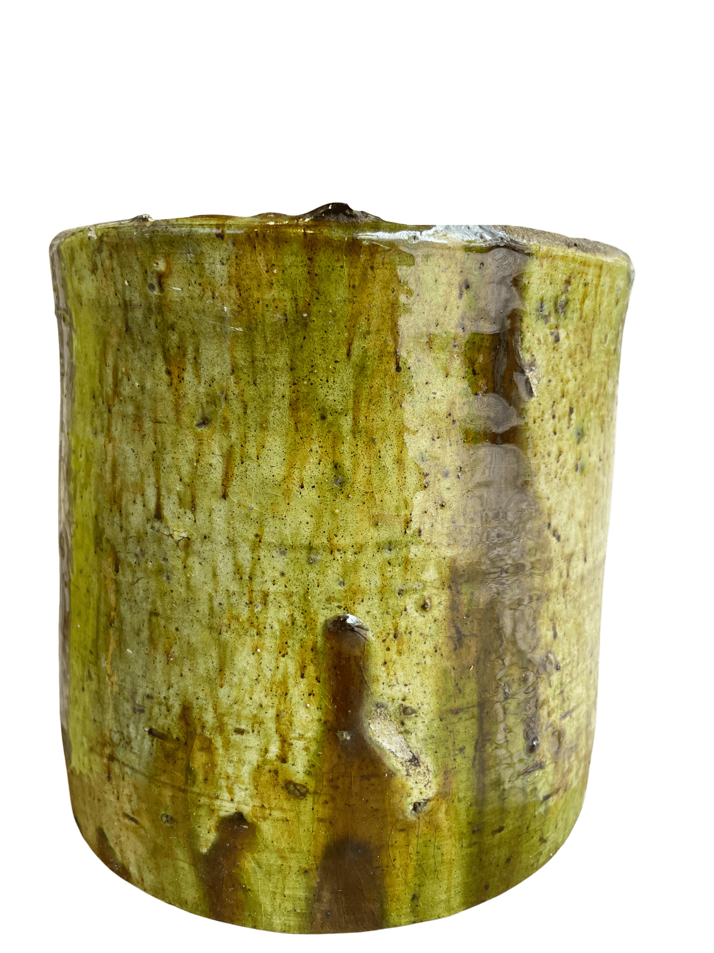 Vaso cerâmica vidrada D15*15alt