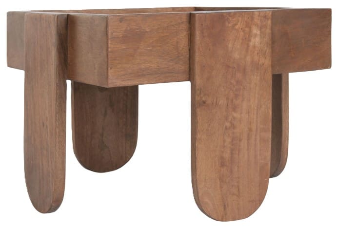 Mesa apoio 43,5*43,5*38,5H manga empilhável