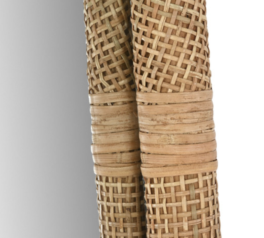 Espelho rattan 48,5*4,5*170H natural