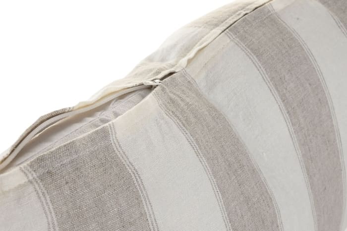 Almofada linho 60*40 riscas s/enchimt