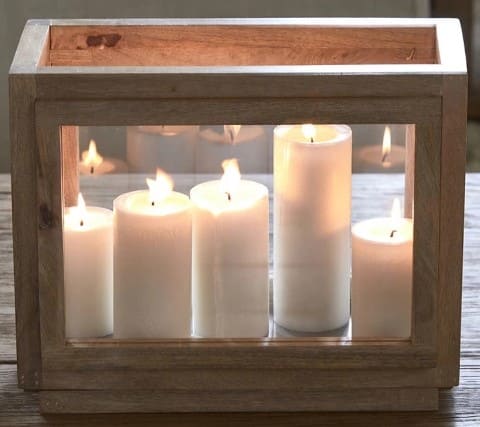 Vitrine manga/vidro 38*17*H32cm