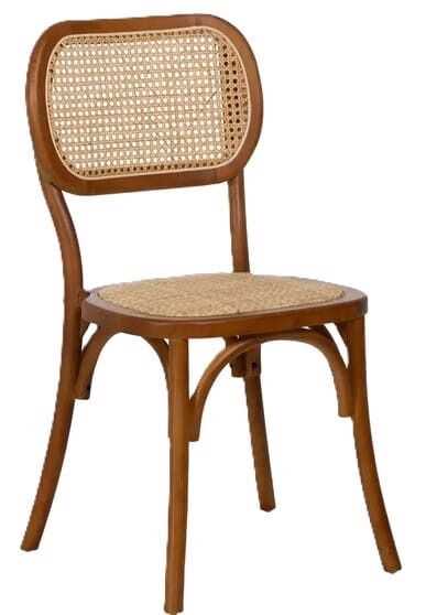 Cadeira olmo 45*41*88H cor mel