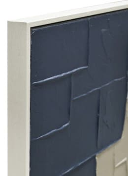 Quadro 83*4*123H abstrato azuis/cinz/branco