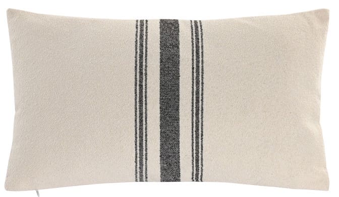 Almofada riscas 30*50  poliester s/enchimt