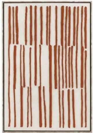 Quadro 63*4,3*93H linho c/moldura madeira