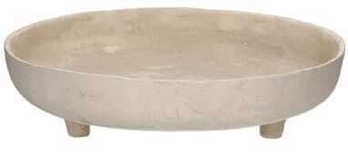 Centro mesa D40*H10 pap maché 3 pés