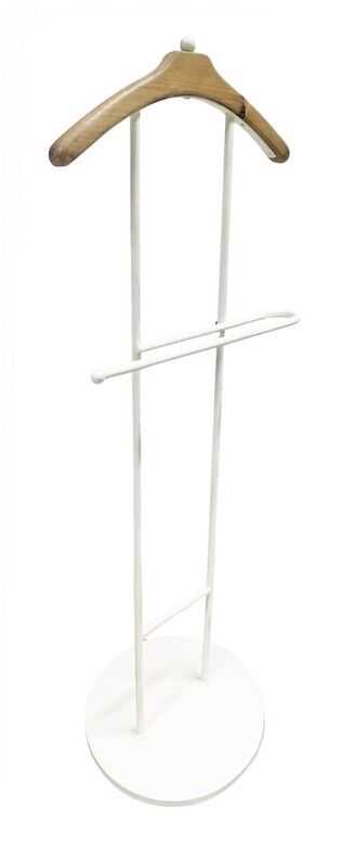 Mordomo pé 48**40*130H met branco/mad