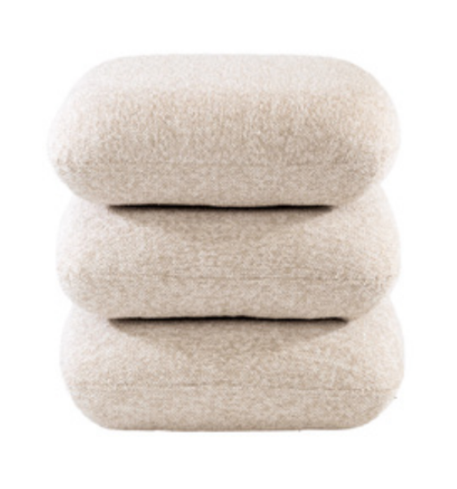 Pouf giratório TIBRE WY-9272B1creme 45*45*45