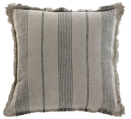 Almofada50*50 linho riscas s/enchim