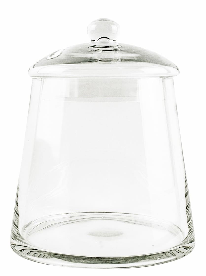 Pote vidro 20*25H c/ tampa