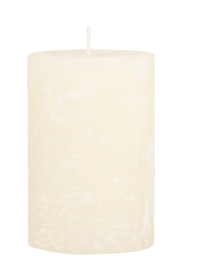 Vela pilar D10*H15 creme