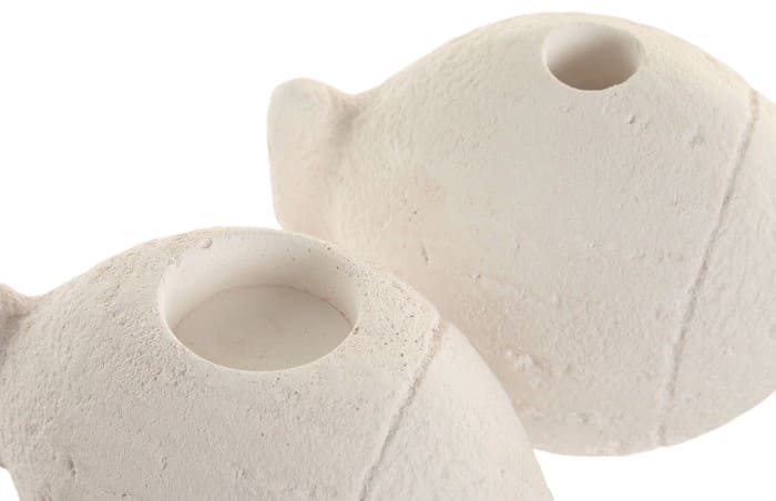 Porta-vela 16*10*11H peixes cimento