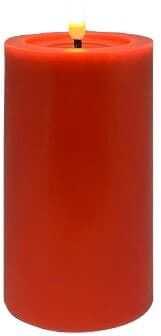 Vela LED cera D7,5*12,5 vermelha