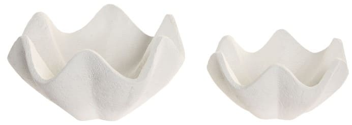 Centro mesa concha D23,5*13H cimento