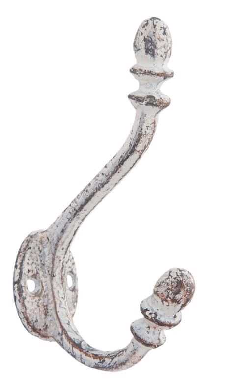 Cabide parede 3*8*cm metal cinz