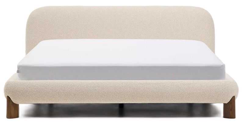 Cama 203*284*83H /colchao180 borreguito cru