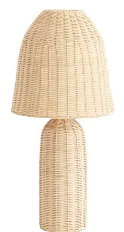 Cand mesa  D28,5*60H rattan claro